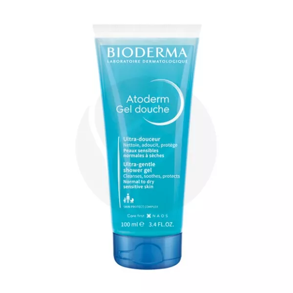 Изображение товара Гель для душа Bioderma Atoderm 100 мл мягкое очищение и увлажнение для чувствительной кожи