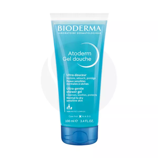 Изображение товара Гель для душа Bioderma Atoderm 100 мл мягкое очищение и увлажнение для чувствительной кожи Изображение товара Гель для душа Bioderma Atoderm 100 мл мягкое очищение и увлажнение для чувствительной кожи
