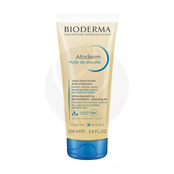 Изображение товара Bioderma Atoderm масло для душа для взрослых и детей, 100мл Изображение товара Bioderma Atoderm масло для душа для взрослых и детей, 100мл