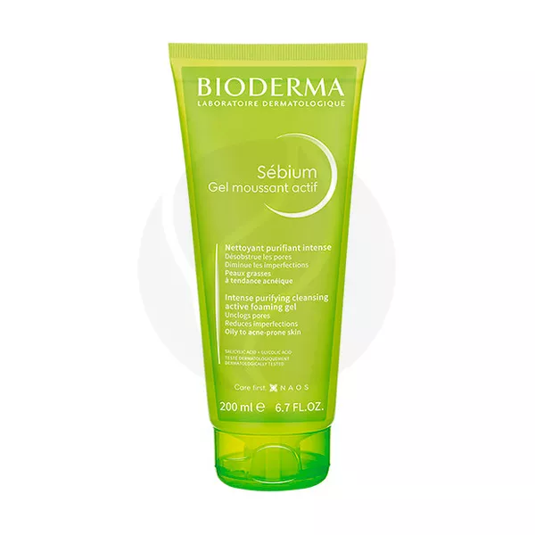 Изображение товара Bioderma Sebium Актив гель для умывания очищающий, 200мл Изображение товара Bioderma Sebium Актив гель для умывания очищающий, 200мл