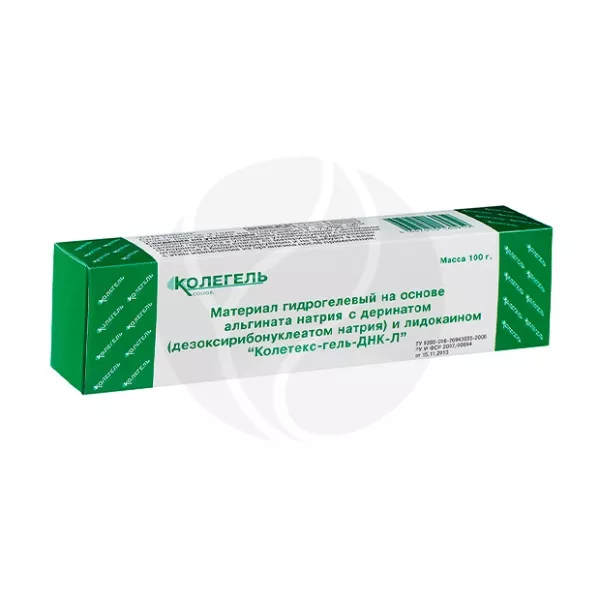 Изображение товара Колетекс-гель-ДНК-Л 100г дезоксирибонуклеат натрия лидокаин для заживления