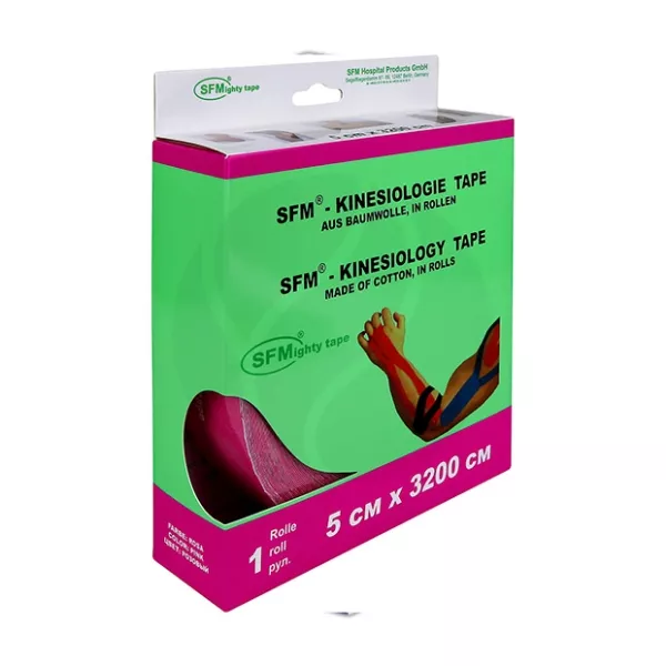 Изображение товара Кинезиотейп хлопковый SFM 5 см x 3200 см гипоаллергенный немецкий