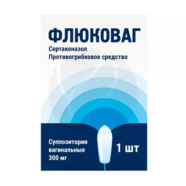 Изображение товара Флюковаг суппозитории вагинальные 300 мг для лечения кандидоза Изображение товара Флюковаг суппозитории вагинальные 300 мг для лечения кандидоза