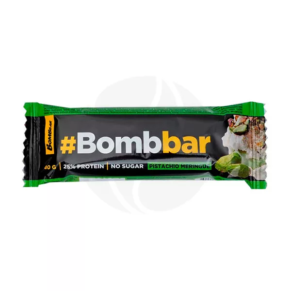 Изображение товара Bombbar батончик протеиновый глазированный вкус фисташковая меренга, 40г Изображение товара Bombbar батончик протеиновый глазированный вкус фисташковая меренга, 40г