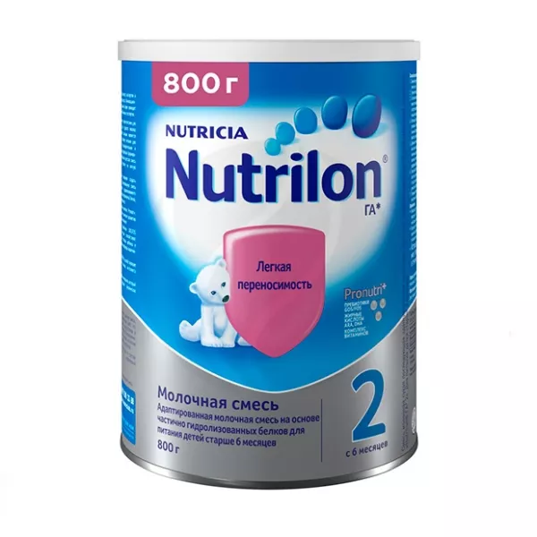 Изображение товара Nutrilon ГА 2 молочная смесь для детей от 6 месяцев 800г
