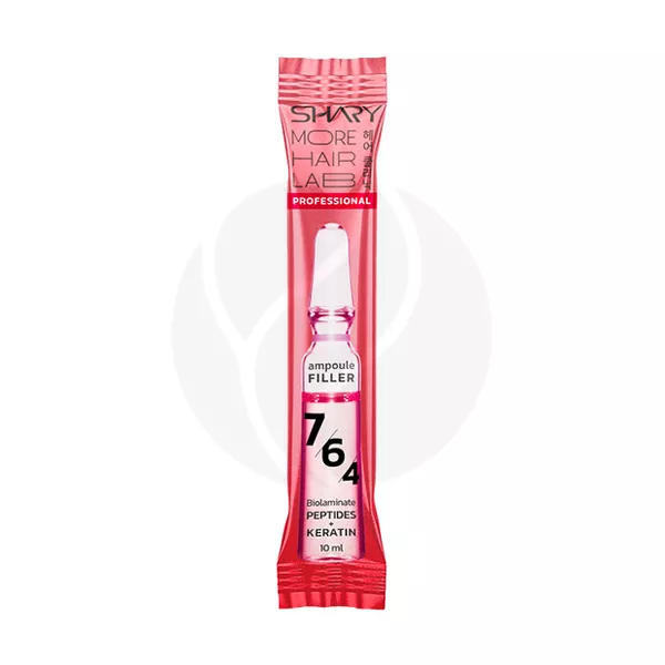 Изображение товара Shary Peptides+keratin филлер для биоламинирования и восстановления материи волос, 10мл, 1шт Изображение товара Shary Peptides+keratin филлер для биоламинирования и восстановления материи волос, 10мл, 1шт