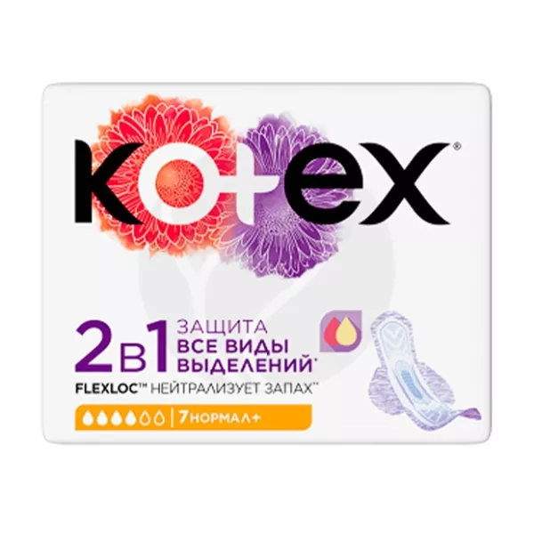 Изображение товара Kotex Normal 2в1 прокладки, №7