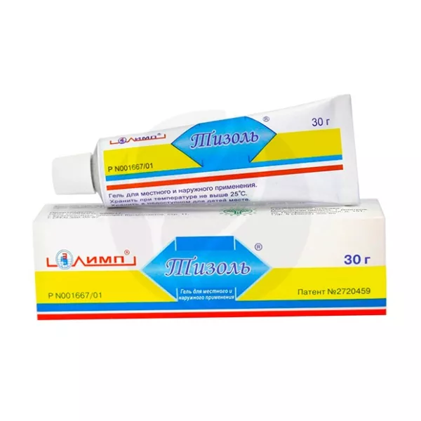 Изображение товара Тизоль гель наружный 30г для ухода и защиты кожи