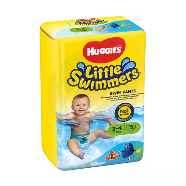 Изображение товара Huggies Little Swimmers 3-4 подгузники-трусики для плавания 7-15кг