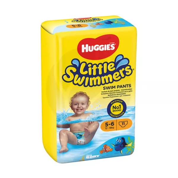 Изображение товара Huggies Little Swimmers 5-6 подгузники-трусики для плавания 12-18кг