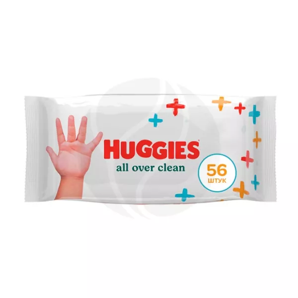 Изображение товара Huggies All Over Clean влажные салфетки, №56