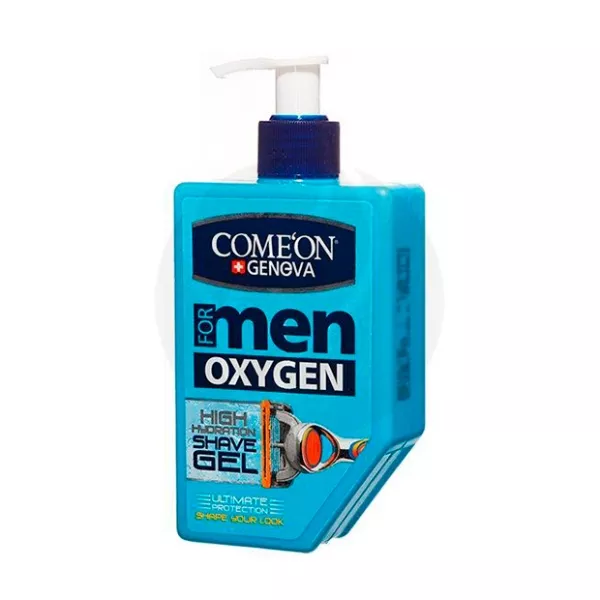 Изображение товара Come'on гель для бритья насыщенный кислородом для глубокого увлажнения кожи, 260мл