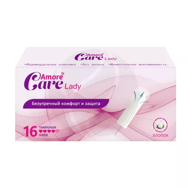 Amore Care Lady super тампоны, №16 — купить по выгодным ценам ...