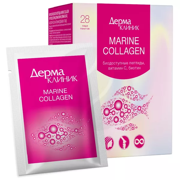 Изображение товара ДермаКлиник Коллаген морской пептиды порошок для приема внутрь №28