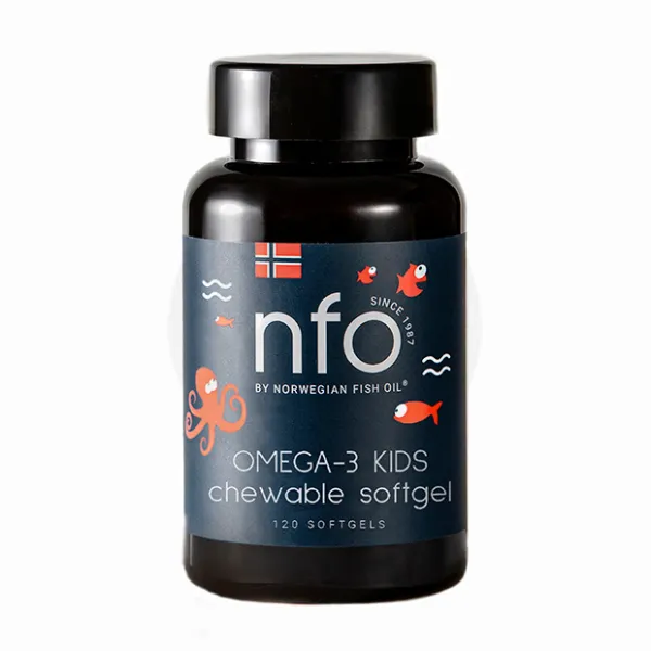 NFO Омега-3 с витамином Д капсулы жевательные, №120