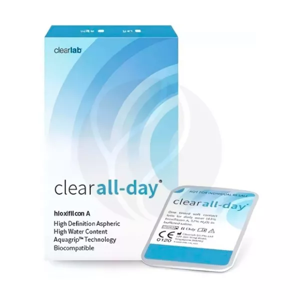 Clearlab линзы контактные Clear All-Day R8,6 (-5,00 D), 6шт