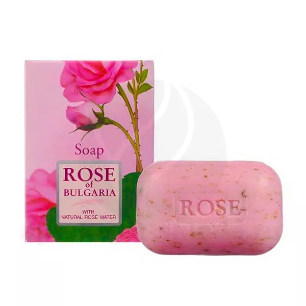 Изображение товара Rose of Bulgaria мыло с частичками лепестков розы, 100г Изображение товара Rose of Bulgaria мыло с частичками лепестков розы, 100г