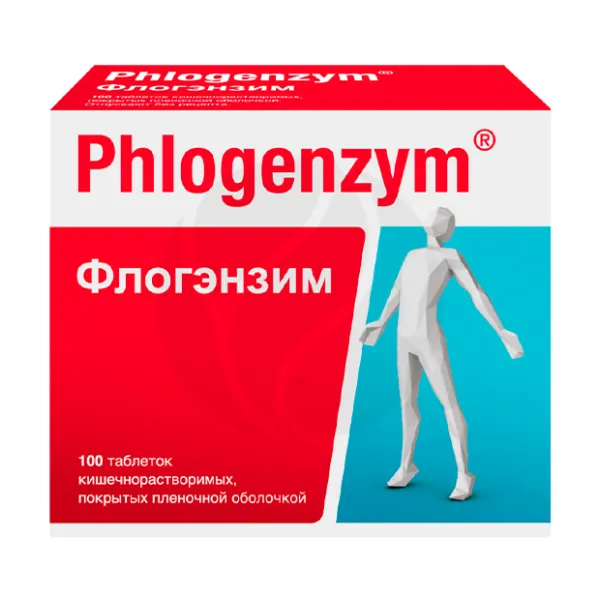 Изображение товара Флогэнзим таблетки кишечнорастворимые покрытые пленочной оболочкой 100 шт