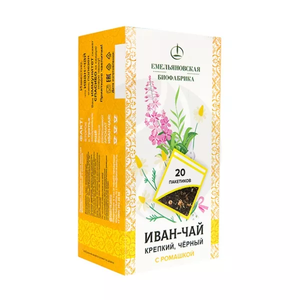 Иван-чай напиток ферментированный с ромашкой 30г, №20