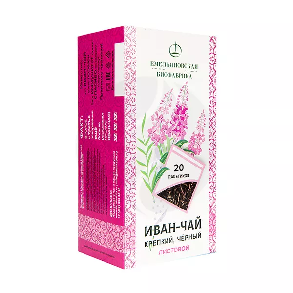 Изображение товара Иван-чай ферментированный листовой, 30г №20 Изображение товара Иван-чай ферментированный листовой, 30г №20