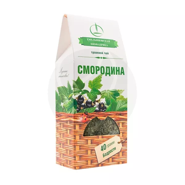 Изображение товара Напиток чайный травяной смородина 40г натуральный и полезный