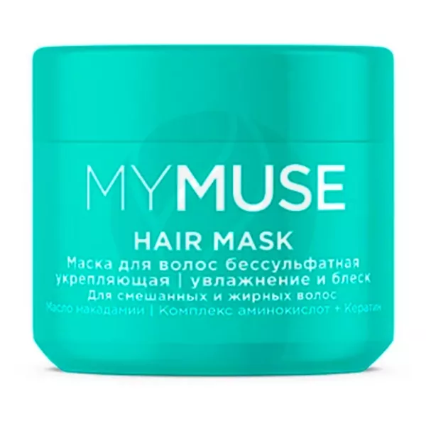 My muse маска для волос бессульфатная укрепляющая, 300мл