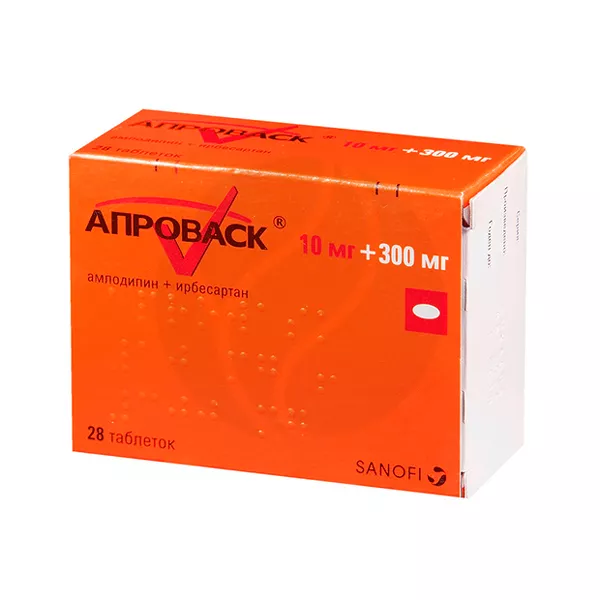 Изображение товара Апроваск таблетки покрыт. п/о 10мг+300мг, №28 Изображение товара Апроваск таблетки покрыт. п/о 10мг+300мг, №28
