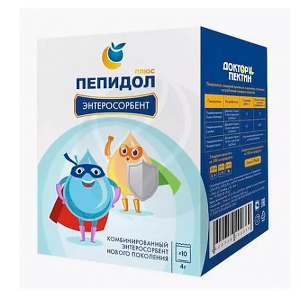 Изображение товара Пепидол Плюс порошок д/приготовления раствора д/внутреннего приема