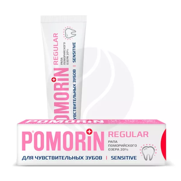 Изображение товара Pomorin Regular Sensitive зубная паста для чувствительных зубов, 100мл