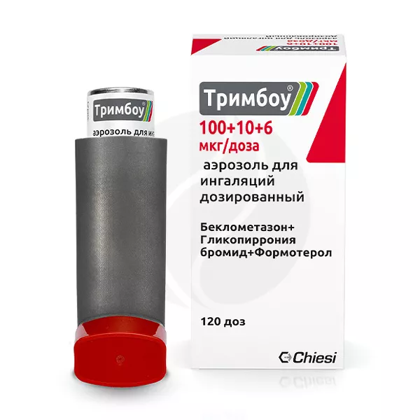 Изображение товара Тримбоу аэроз. д/ингал. доз., 120доз Изображение товара Тримбоу аэроз. д/ингал. доз., 120доз