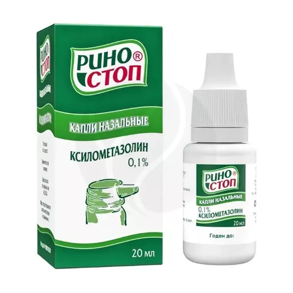 Изображение товара Риностоп капли назальные 0,1% 20 мл против насморка и аллергии быстрое действие Изображение товара Риностоп капли назальные 0,1% 20 мл против насморка и аллергии быстрое действие