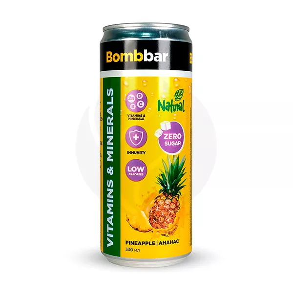 Bombbar Лимонад вкус ананас, 330мл