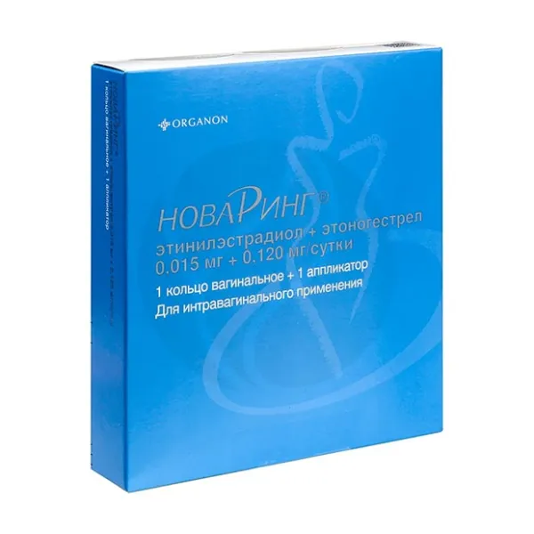 Изображение товара Вагинальное кольцо НоваРинг® 0,015мг+0,120мг/сут., эффективный контрацептив