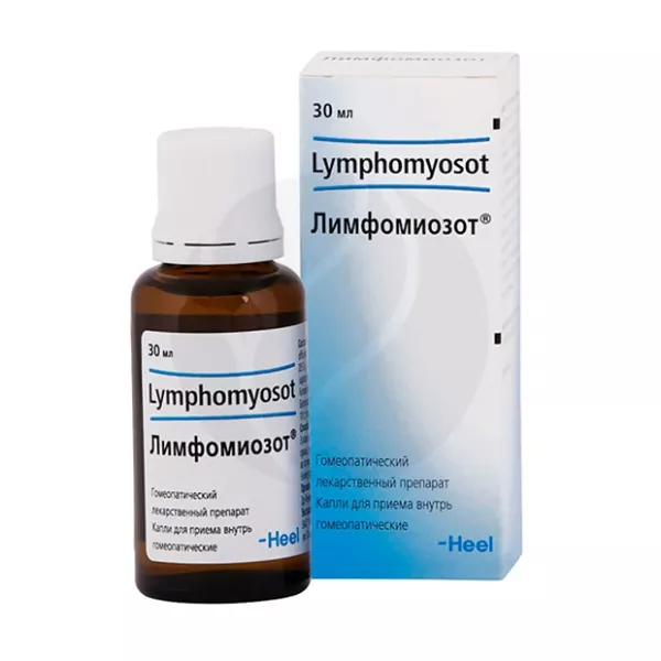 Изображение товара Лимфомиозот капли гомеопатические для внутреннего применения, 30 мл