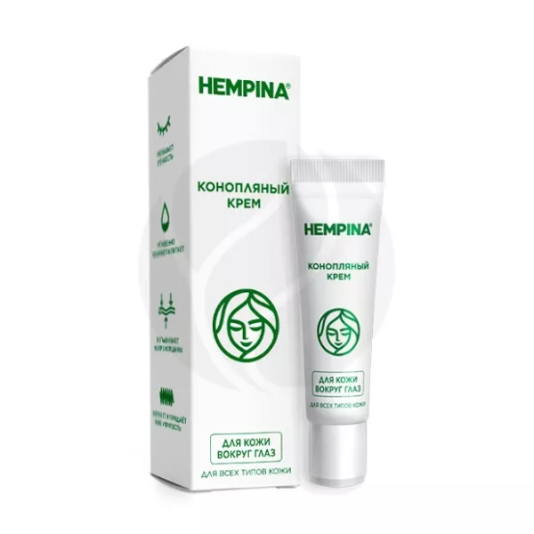 Изображение товара Hempina крем конопляный для кожи вокруг глаз, 15мл
