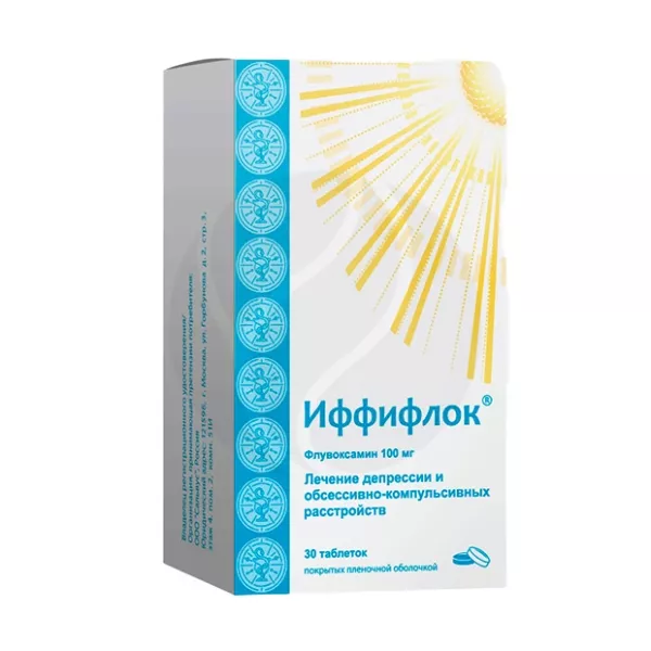 Иффифлок таблетки покрыт. п/о 100мг, №30