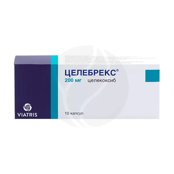 Изображение товара Целебрекс капсулы 200мг №10 Pfizer противовоспалительное средство