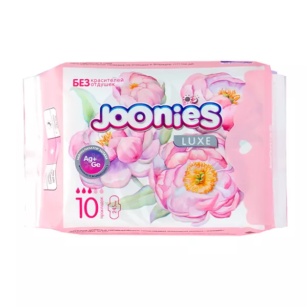 Изображение товара Joonies Luxe прокладки дневные, 10шт Изображение товара Joonies Luxe прокладки дневные, 10шт
