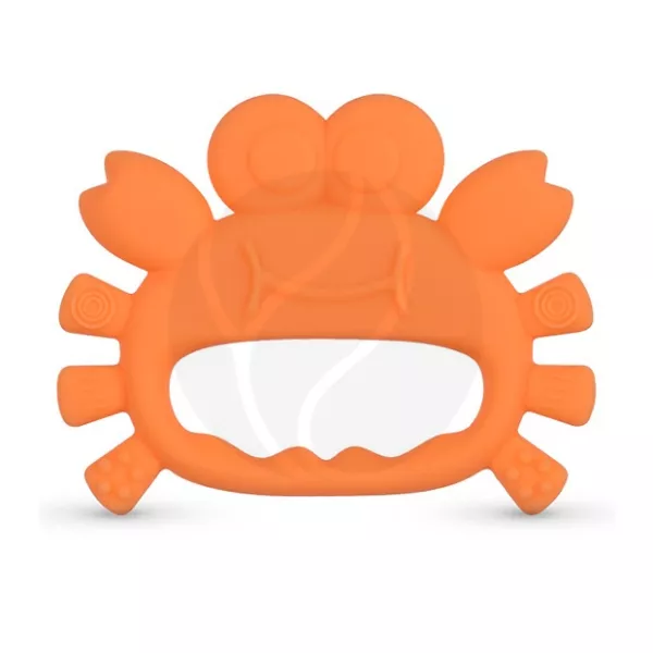 Изображение товара Прорезыватель BABOO Краб из силикона для малышей 4+ мес, безопасный и мягкий