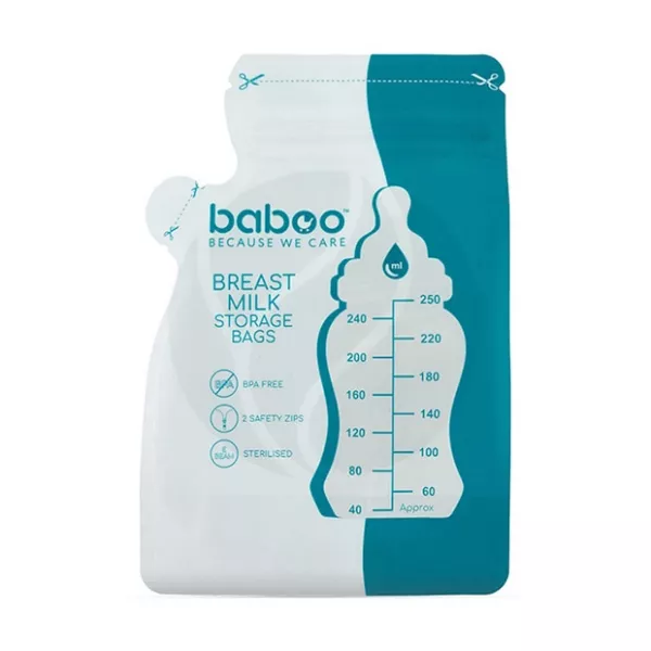 Изображение товара Пакеты для хранения грудного молока Baboo №25 безопасная и удобная упаковка