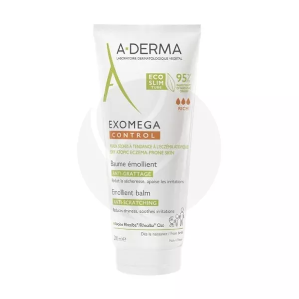A-Derma Exomega Control бальзам смягчающий для лица и тела, 200мл