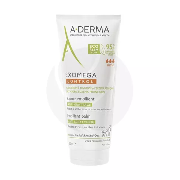 Изображение товара A-Derma Exomega Control бальзам смягчающий для лица и тела, 200мл Изображение товара A-Derma Exomega Control бальзам смягчающий для лица и тела, 200мл