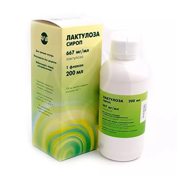 Изображение товара Лактулоза сироп 667 мг/мл 200 мл АО АВВА РУС