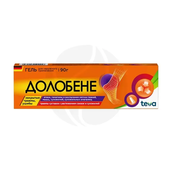 Изображение товара Долобене гель наружный для воспалительных и кровоостанавливающих процессов 90г Изображение товара Долобене гель наружный для воспалительных и кровоостанавливающих процессов 90г