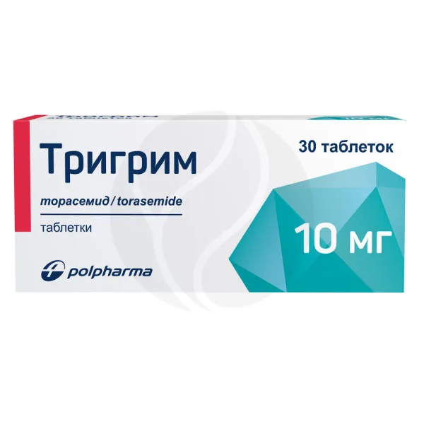 Изображение товара Тригрим таблетки 10мг, №30 Изображение товара Тригрим таблетки 10мг, №30