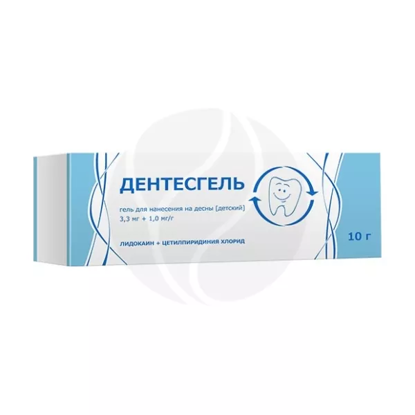 Изображение товара Дентесгель стоматологический детский гель для десен 10г Россия