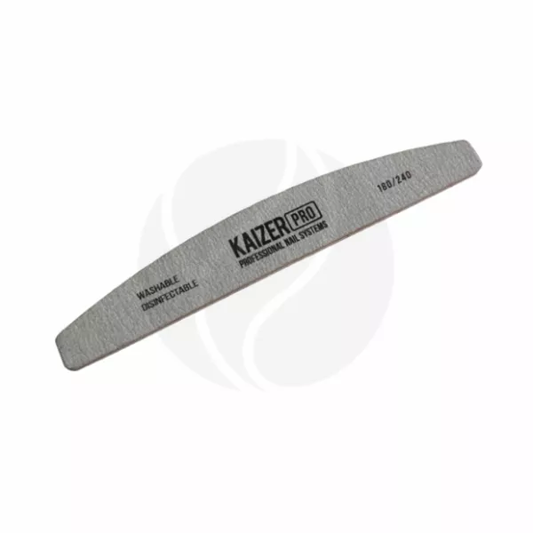 Kaizer Pro пилка для ногтей на пластиковой основе серая, 180мм