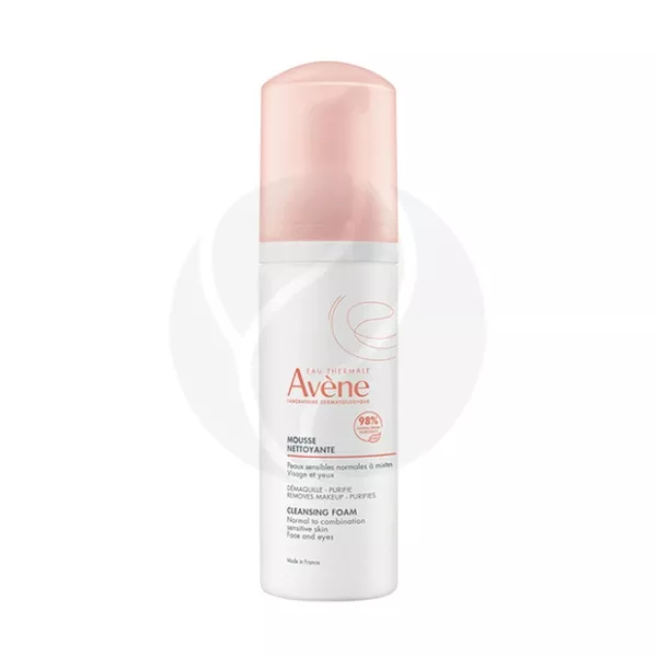 Изображение товара Avene пенка очищающая для снятия макияжа 150 мл - нежное средство для чувствительной кожи