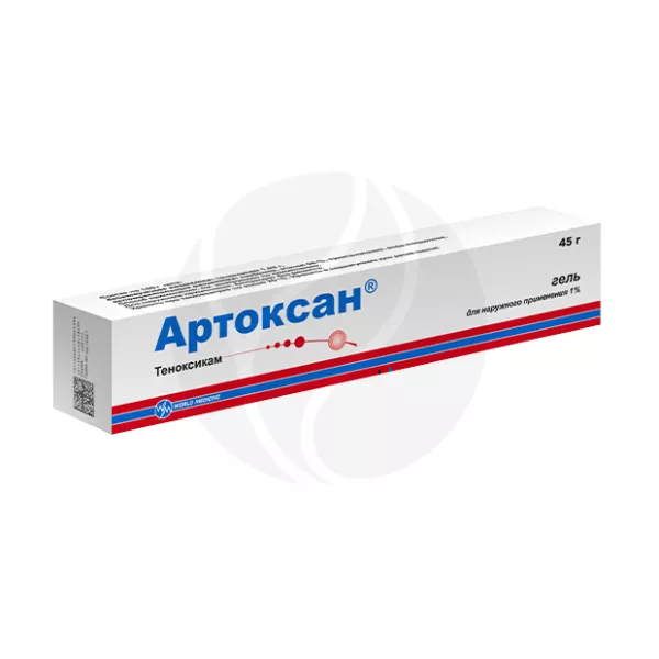 Изображение товара Артоксан гель д/наружн. прим. 1%, 45г