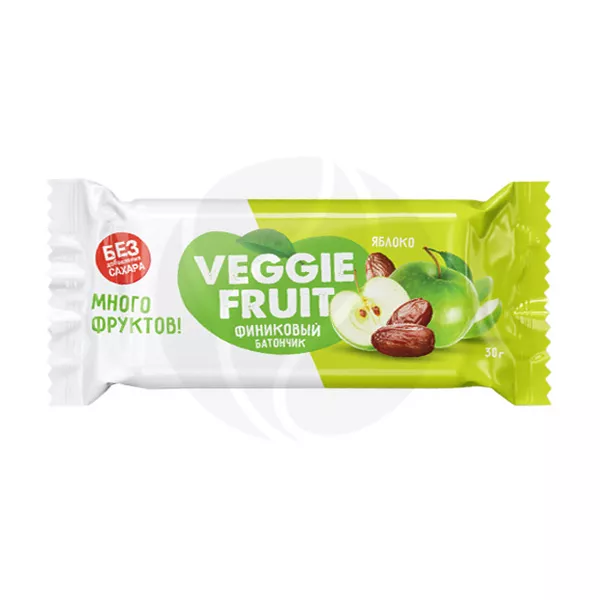 Изображение товара Натуральный фруктовый батончик с яблоком 30г